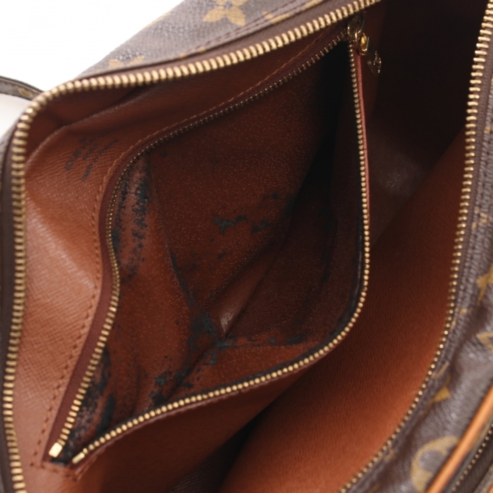 Louis Vuitton Monogram Shoulder Bag Leather Brown - Picture 4 of 7